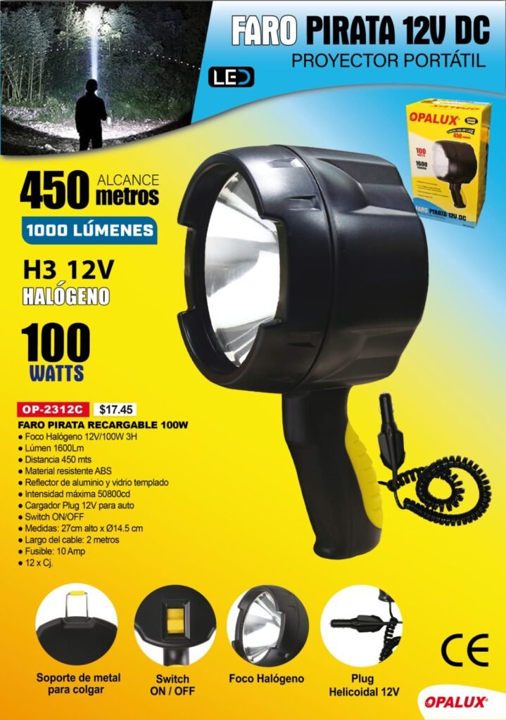 PROYECTOR PORTATIL LD 12VC